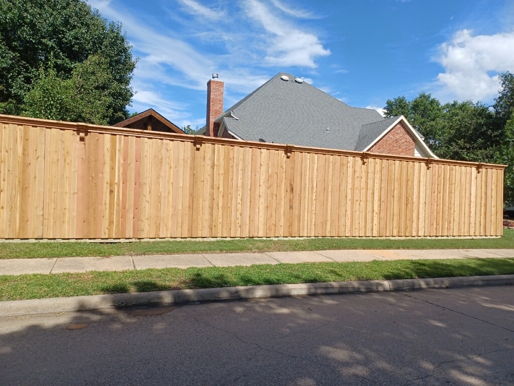 Custom 8 ft Privacy Fence — Allen