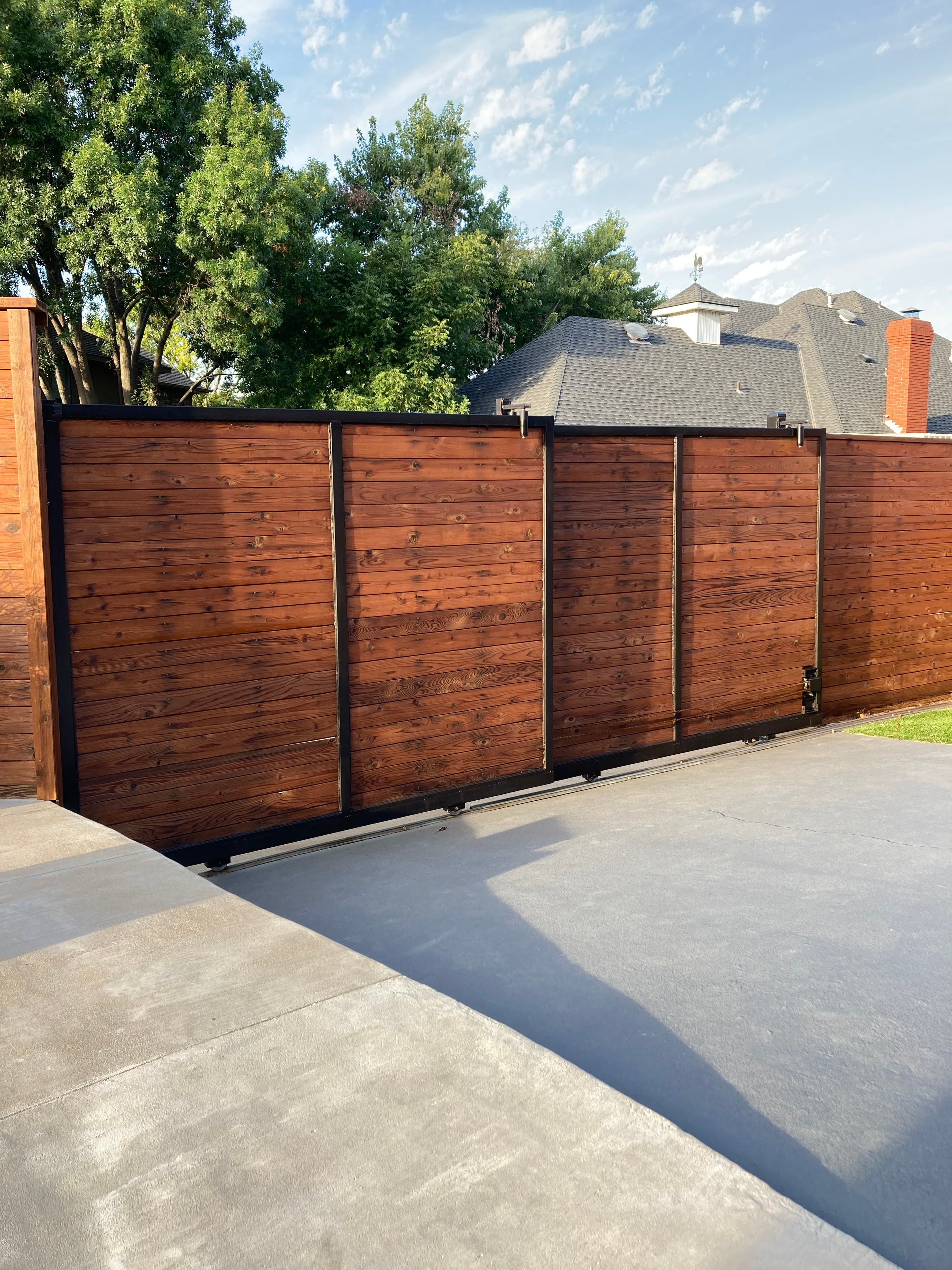 Fence Cleaning & Staining — Plano (After)